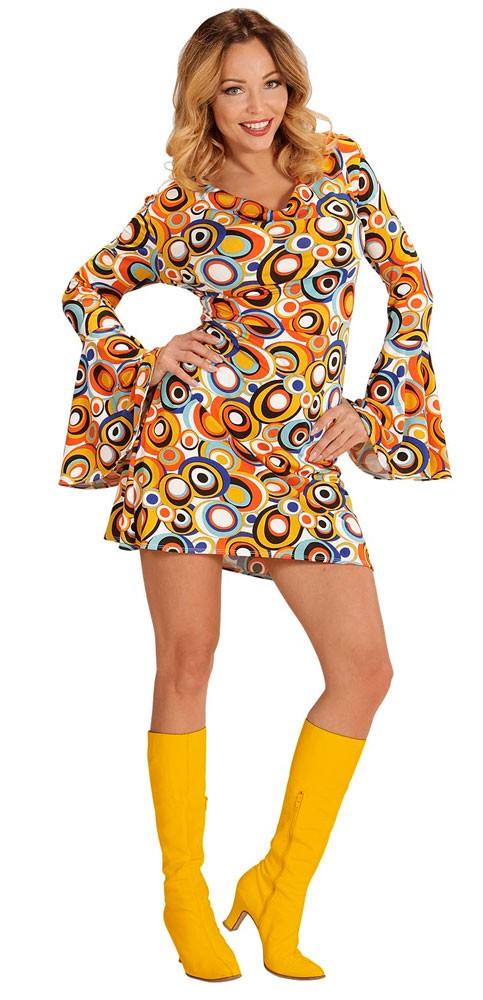 Hippie Damen Kleid Karneval